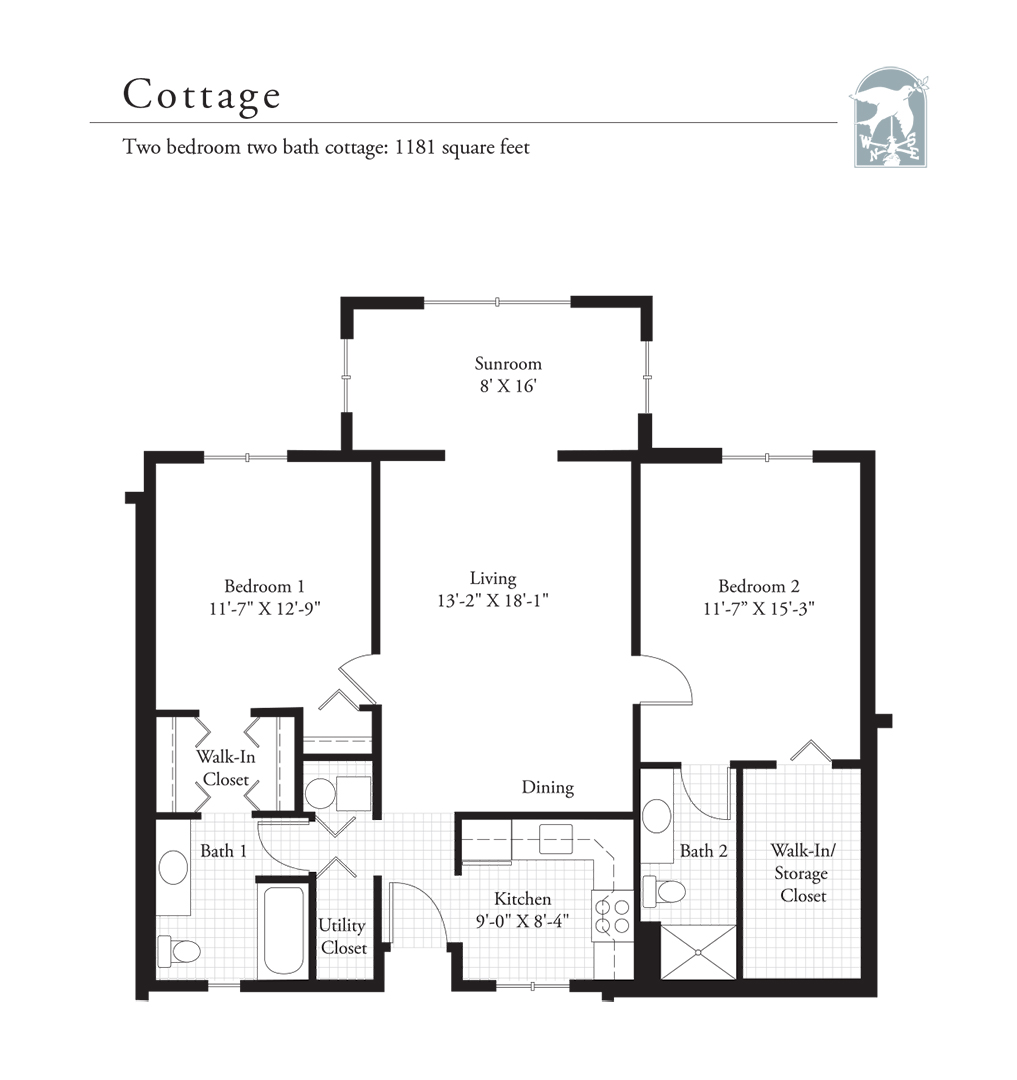 Cottage Home Floor Plans Foxdale Village