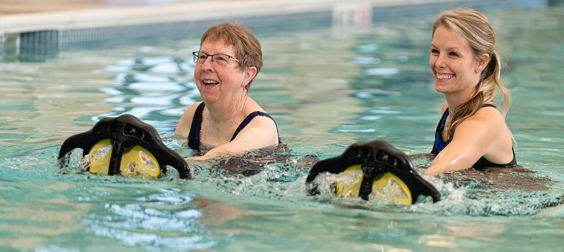 Pool therapy at Foxdale Village