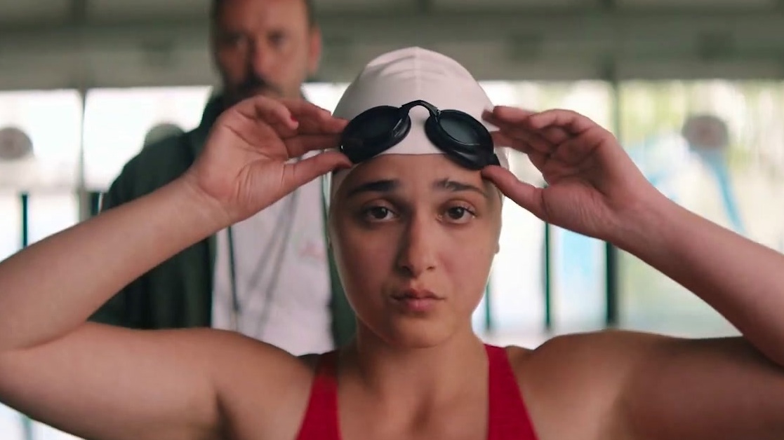 Screenshot from The Swimmers (2021)
